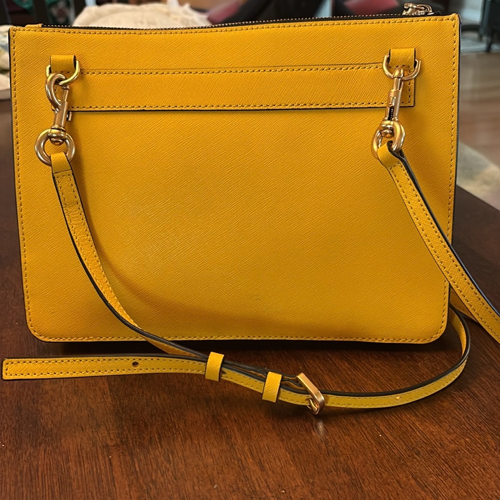 Marc Jacobs Yellow Rainbow Stripe Crossbody Bag - Picture 2 of 5